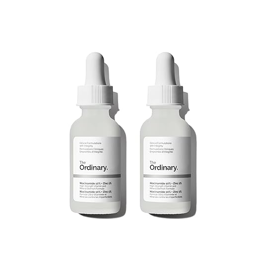 Niacinamide serum bottle